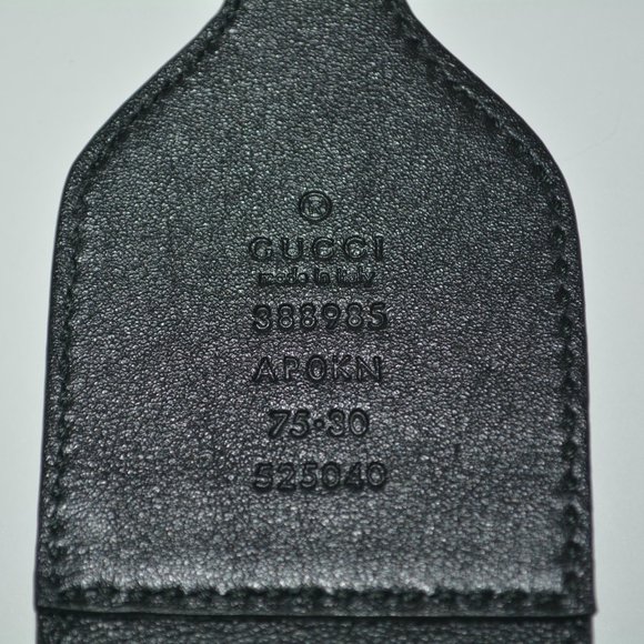 NWT AUTHENTIC GUCCI LEATHER STUDDED WAIST BELT - Picture 3 of 9